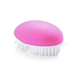 Crevice Brush Fruit And Vegetable Clean Cleaning Brush Portable Plastic Cleaning Vegetable Artifact Kitchen Gadgets Bendable (Color: green, Ships From: China)
