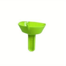 1pc New Drip-Proof Popsicle Rack Drip Free Ice Pop Holder Mess Free Frozen Treats Rack Popsicle Holder With Straw (Color: green)